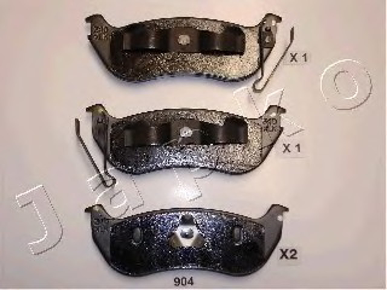 Колодки тормозные дисковые JAPKO 51904