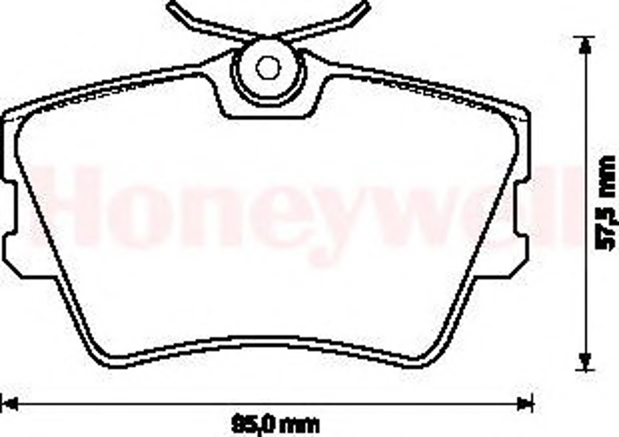 Комплект тормозных колодок дисковый тормоз JURID 571875J
