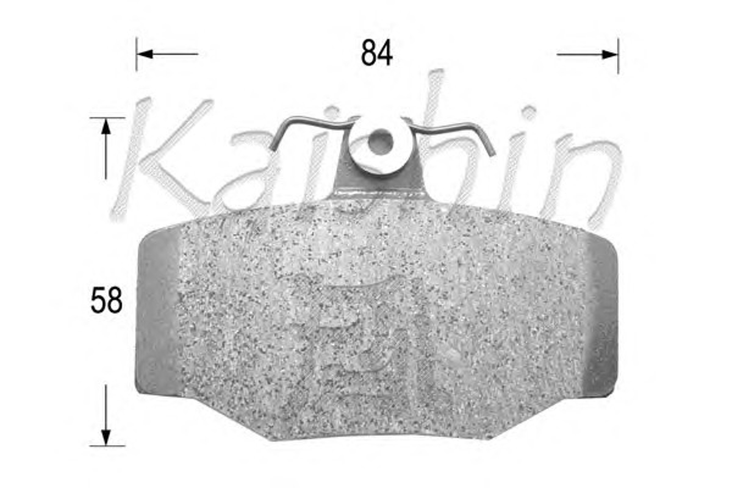 Колодки тормозные дисковые KAISHIN FK1214