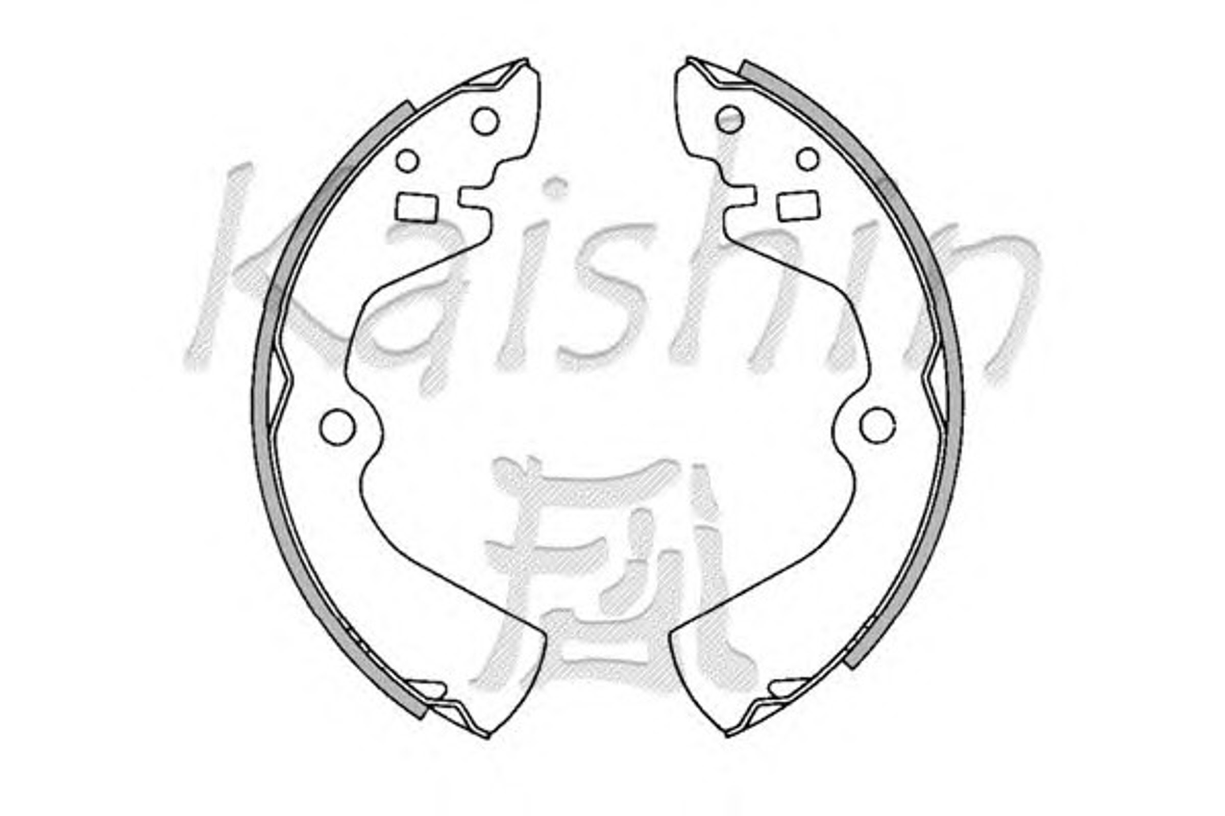 Колодки тормозные KAISHIN K1170