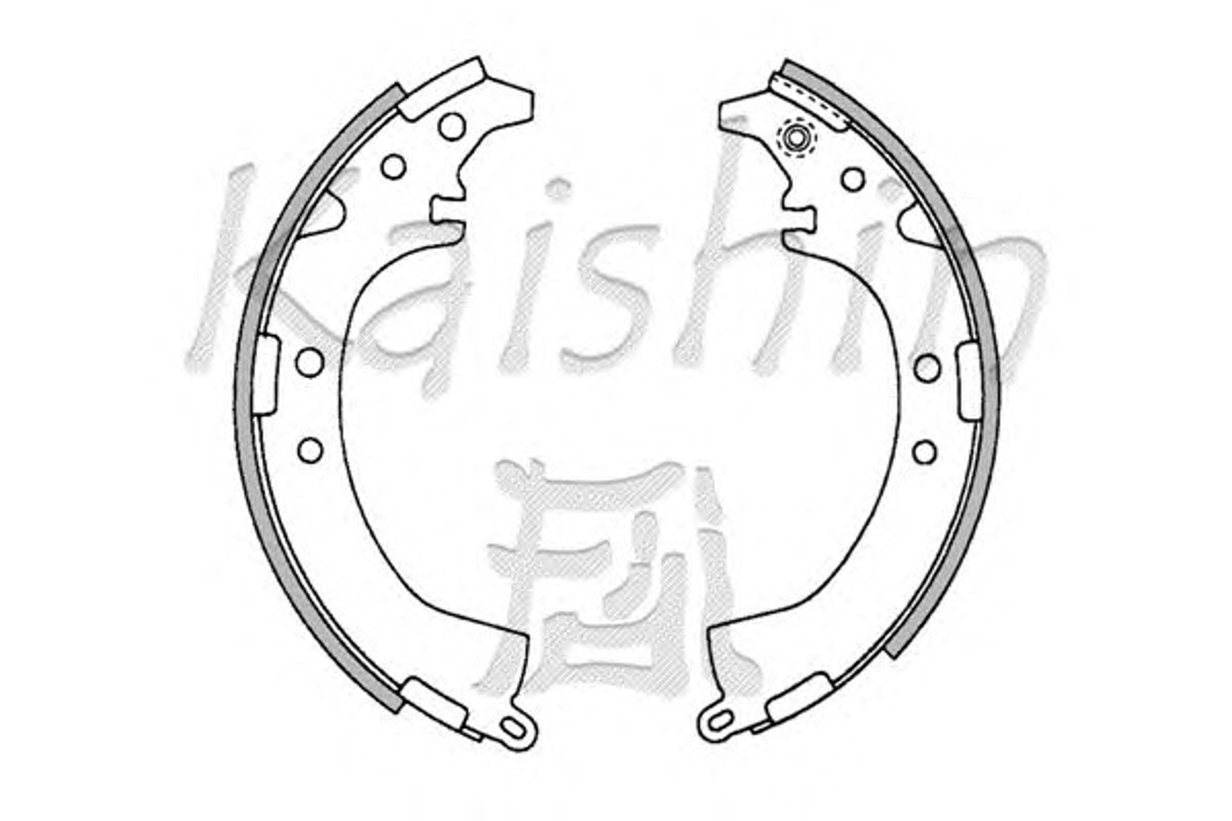 Комплект тормозных колодок KAISHIN K2333