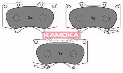 Колодки тормозные дисковые комплект KAMOKA JQ101111