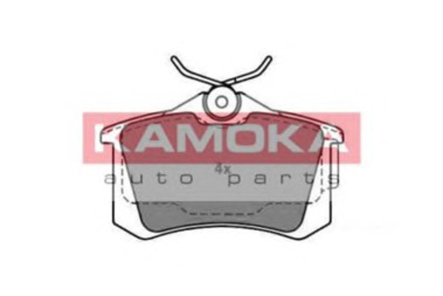 Комплект тормозных колодок дисковый тормоз KAMOKA JQ1012166