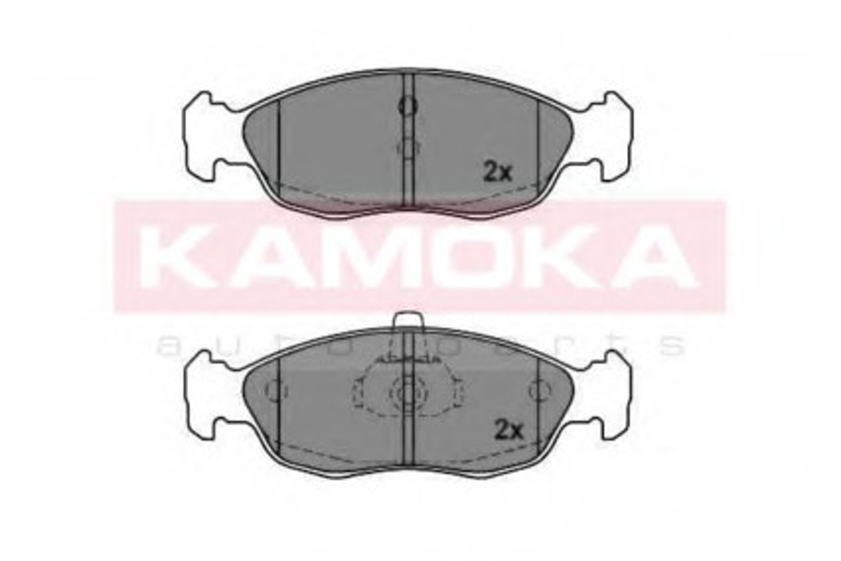 Колодки тормозные дисковые комплект KAMOKA JQ1012336