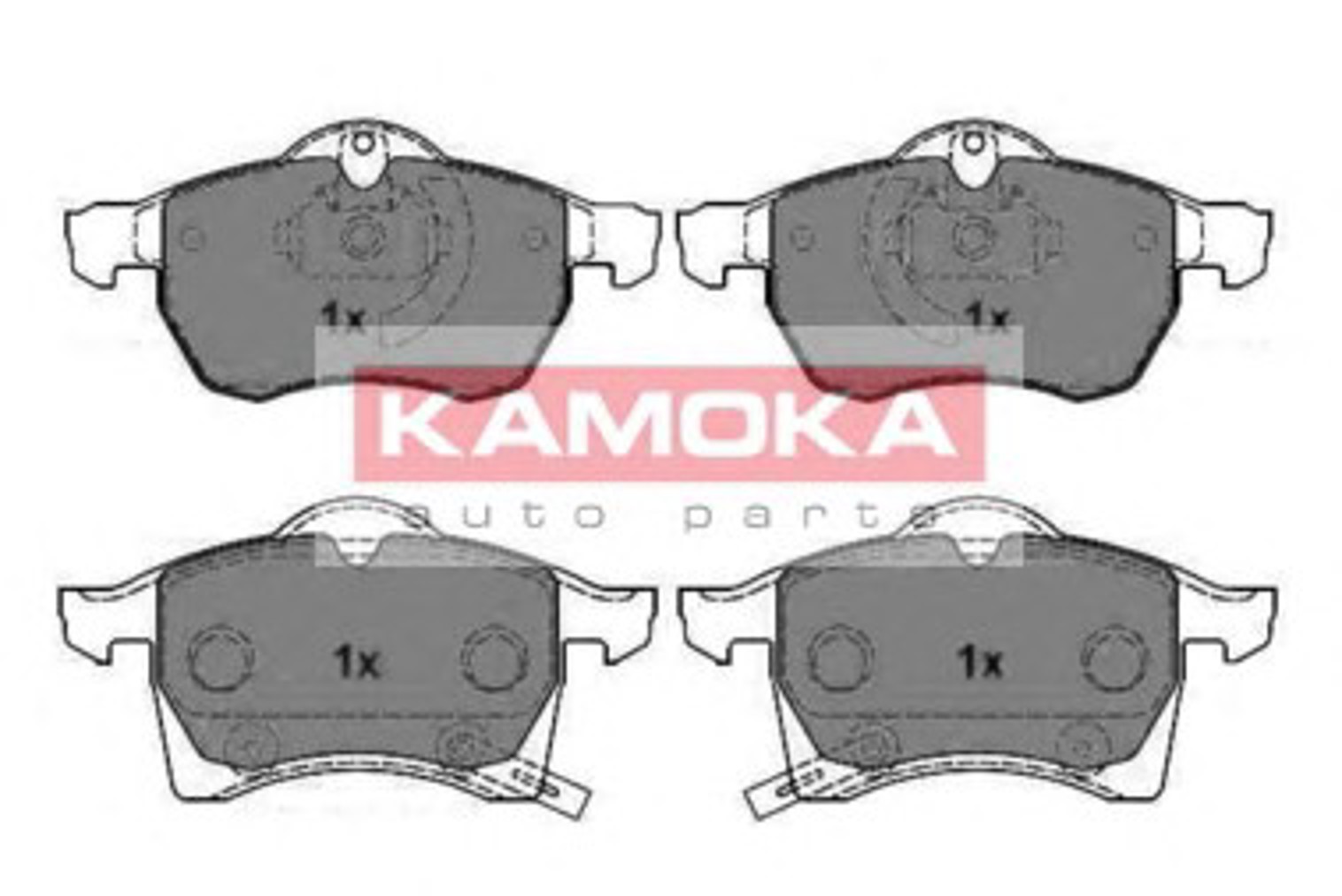 Колодки тормозные дисковые KAMOKA JQ1012590