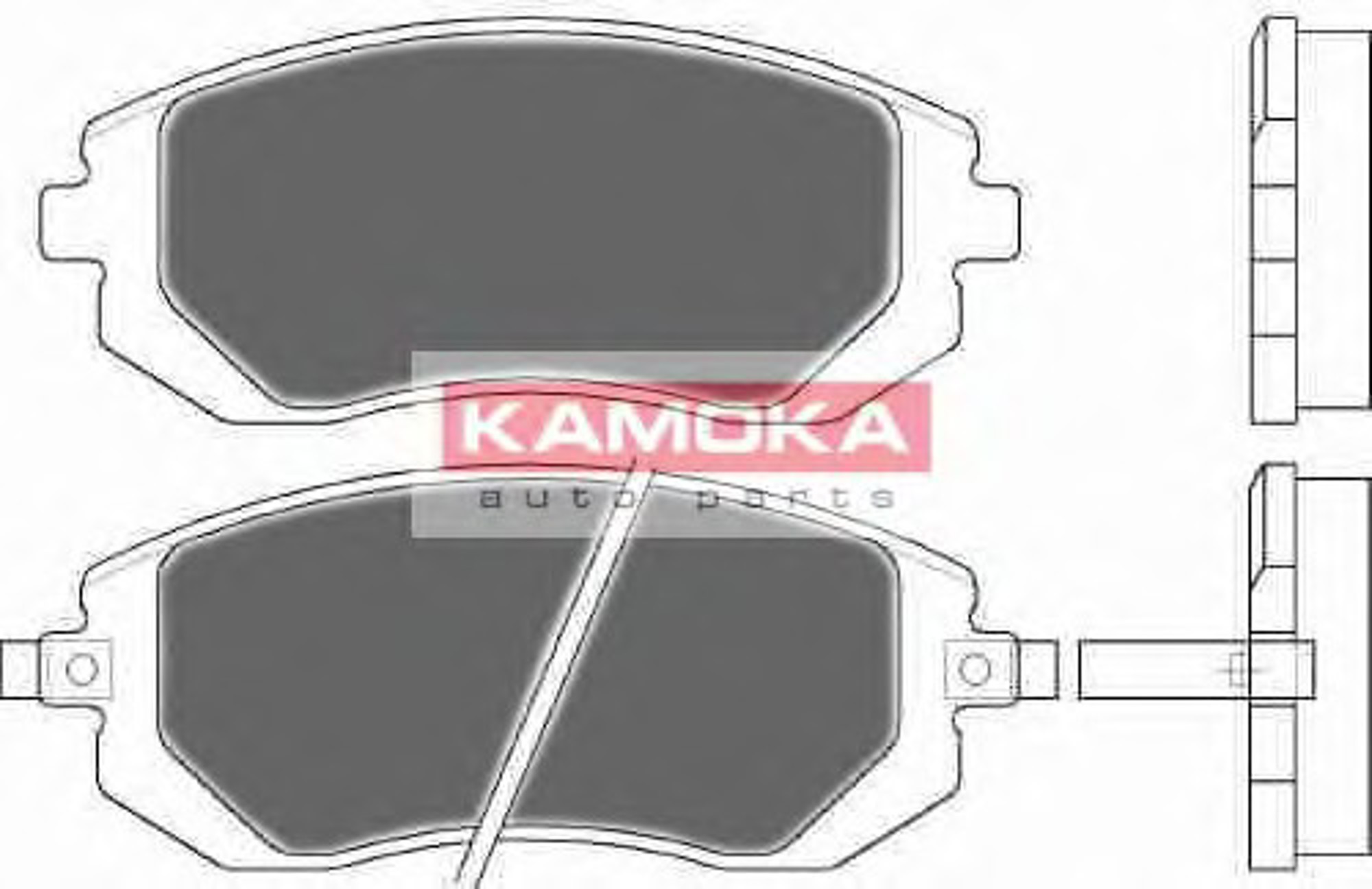 Колодки тормозные дисковые KAMOKA JQ1013278