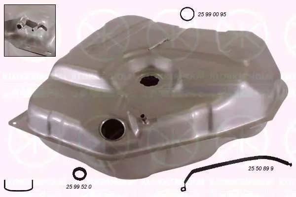 Бак топливный KLOKKERHOLM 2550009