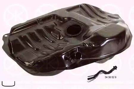 Бак топливный KLOKKERHOLM 3438009