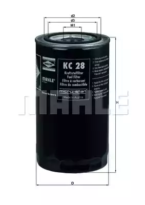 Топливный фильтр MAHLE/KNECHT KC28