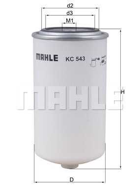 Фильтр топливный MAHLE/KNECHT KC543
