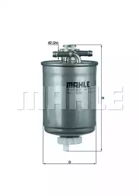 Топливный фильтр MAHLE/KNECHT KL103