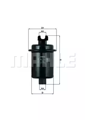 Топливный фильтр MAHLE/KNECHT KL111