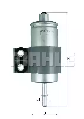 Топливный фильтр MAHLE/KNECHT KL510
