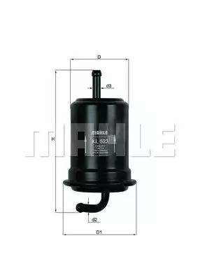 Топливный фильтр MAHLE/KNECHT KL523