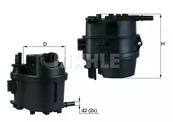 Топливный фильтр MAHLE/KNECHT KL779