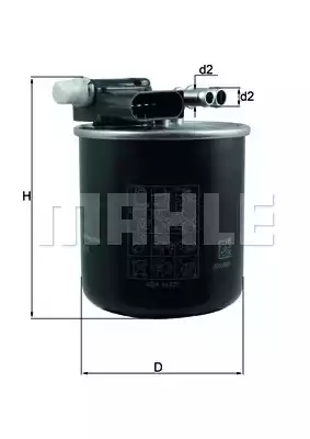 Топливный фильтр MAHLE/KNECHT KL911
