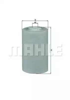 Топливный фильтр MAHLE/KNECHT KX68D