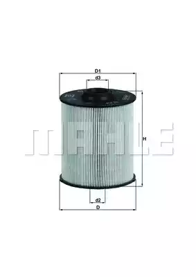 Топливный фильтр MAHLE/KNECHT KX70D