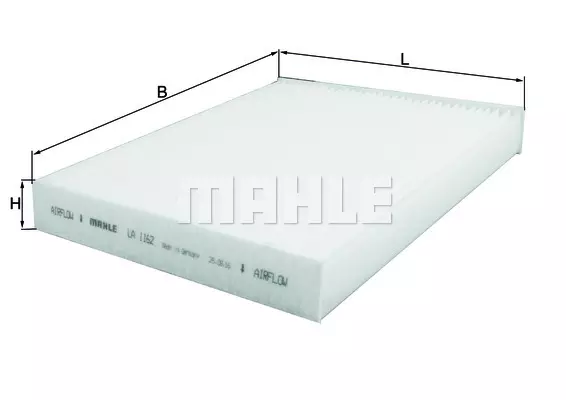 Фильтр салона MAHLE/KNECHT LA1162