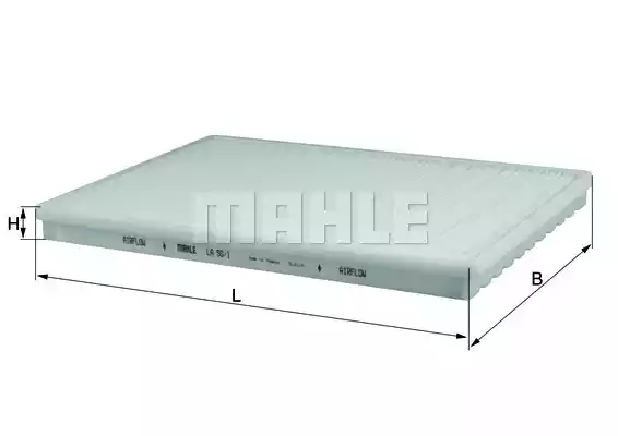 Фильтр воздуха во внутренном пространстве MAHLE/KNECHT LA50/1