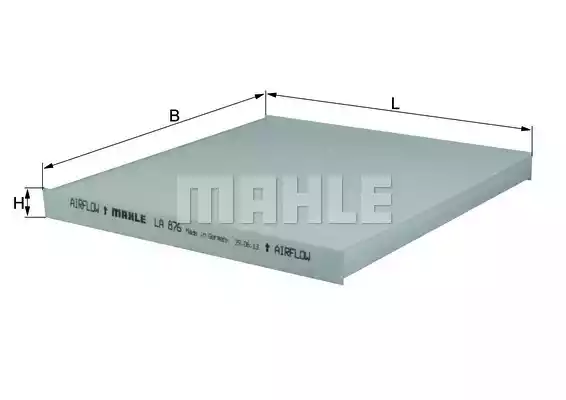 Салонный фильтр MAHLE/KNECHT LA876