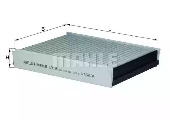 Фильтр салона MAHLE/KNECHT LAK98