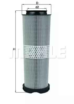 Воздушный фильтр MAHLE/KNECHT LX1020/1