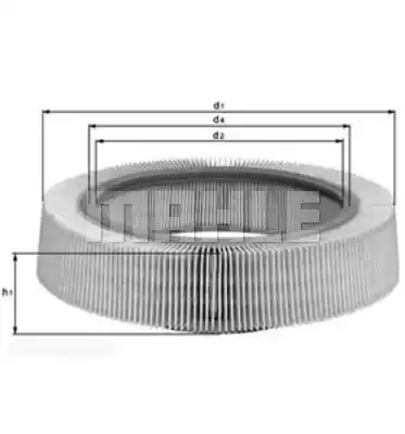 Воздушный фильтр MAHLE/KNECHT LX114