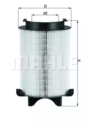 Воздушный фильтр MAHLE/KNECHT LX1566