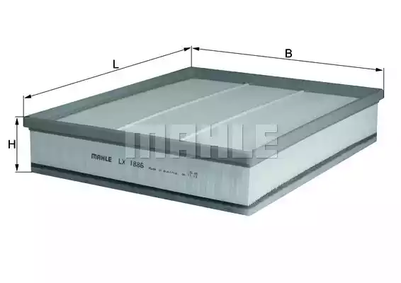 Воздушный фильтр MAHLE/KNECHT LX1886