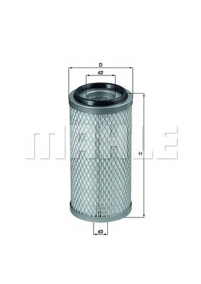 Фильтр воздушный MAHLE/KNECHT LX272