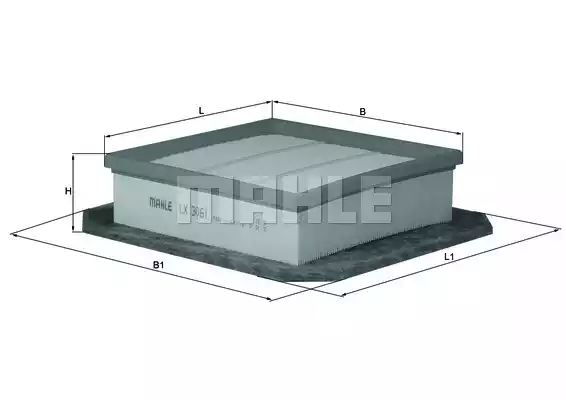 Воздушный фильтр MAHLE/KNECHT LX3061