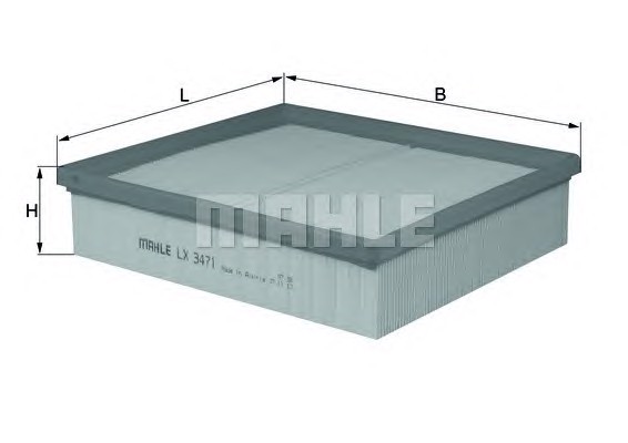 Воздушный фильтр MAHLE/KNECHT LX3471