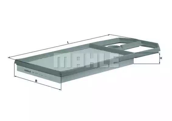 Воздушный фильтр MAHLE/KNECHT LX571/1