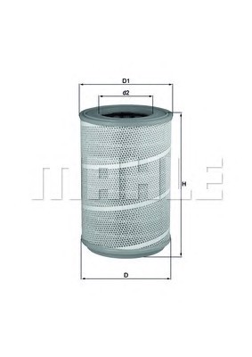 Воздушный фильтр MAHLE/KNECHT LX604/1