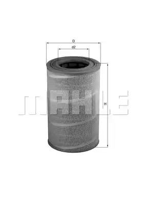 Воздушный фильтр MAHLE/KNECHT LX612