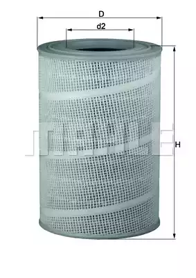 Воздушный фильтр MAHLE/KNECHT LX714