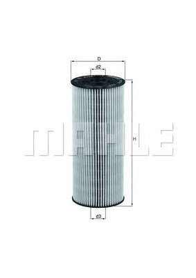 Масляный фильтр MAHLE/KNECHT OX137D