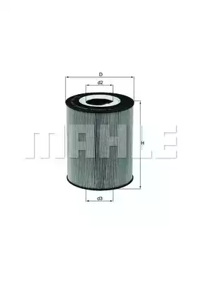 Масляный фильтр MAHLE/KNECHT OX146D