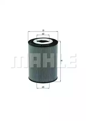 Масляный фильтр MAHLE/KNECHT OX359D