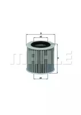 Масляный фильтр MAHLE/KNECHT OX360D