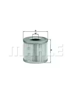 Масляный фильтр MAHLE/KNECHT OX411