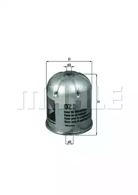Масляный фильтр MAHLE/KNECHT OZ3D