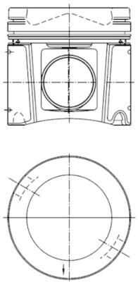 40 448 964 поршневая группа d130 KOLBENSCHMIDT 40 448 964