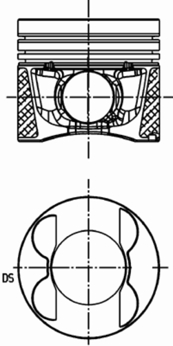 Поршень KOLBENSCHMIDT 40 095 630