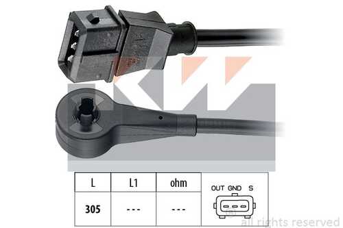 Датчик частоты вращения made in italy - equivalent KW 453179