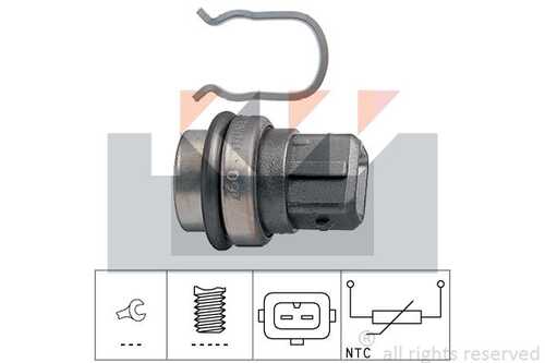 Датчик температуры охлаждающей жидкости made in italy - equivalent KW 530086