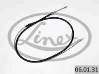 Трос стояночного тормоза LINEX 06.01.31