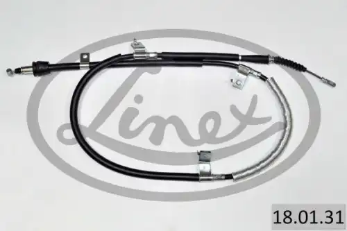 Трос стояночного тормоза прав hyundai i 30 2007- 1675/1500мм LINEX 18.01.31