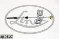 Трос стояночного тормоза центр nissan almera all 01- 215мм LINEX 30.01.27